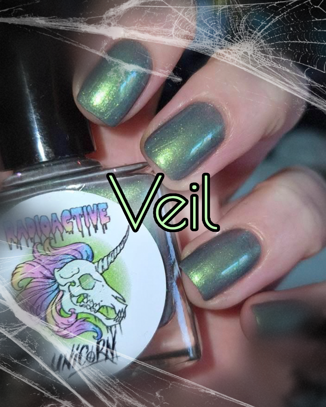 Radioactive Unicorn Veil Nail Polish