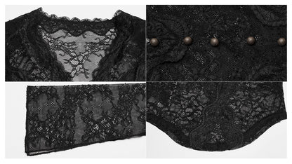 Punk Rave Pyper Lace Top