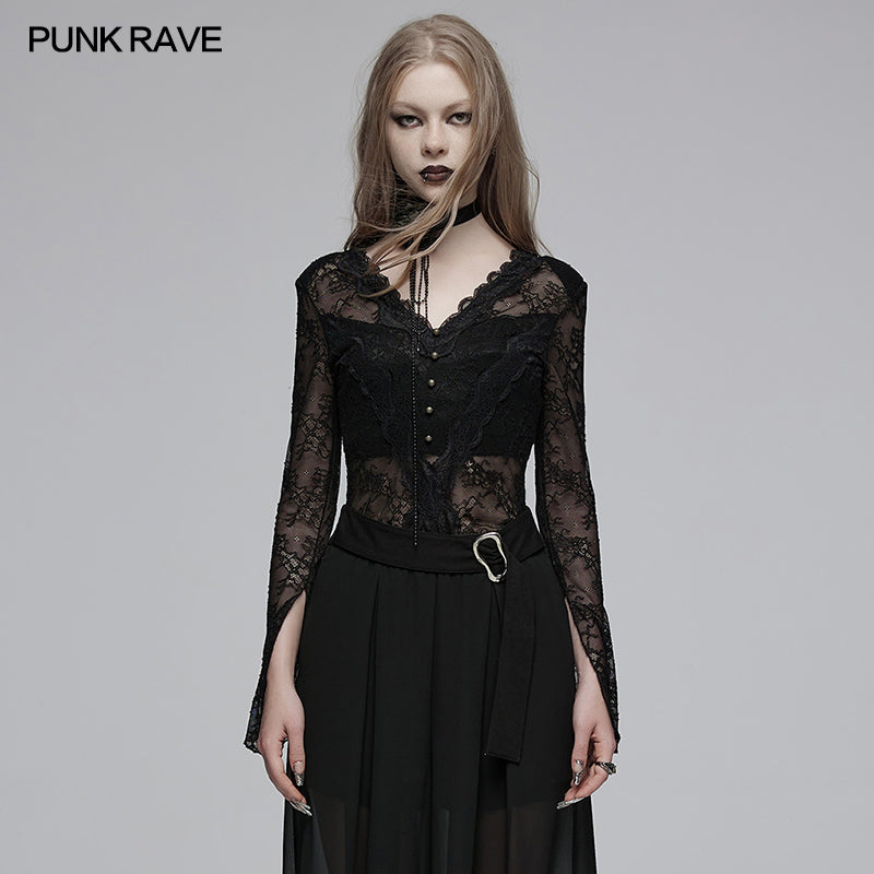 Punk Rave Pyper Lace Top