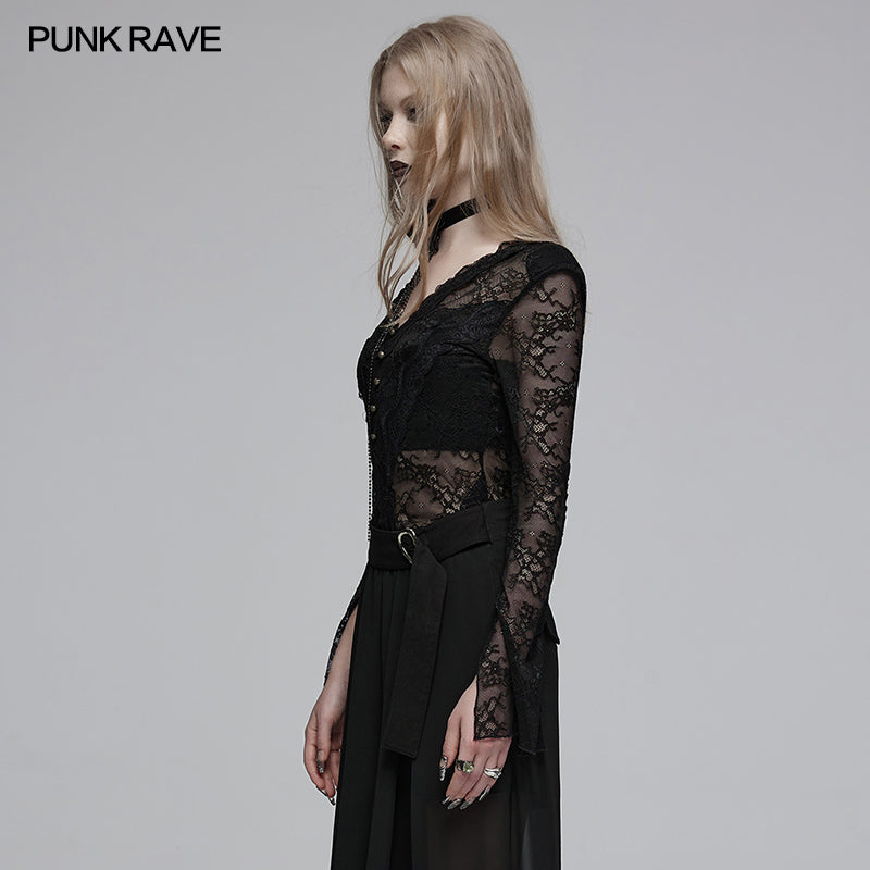 Punk Rave Pyper Lace Top