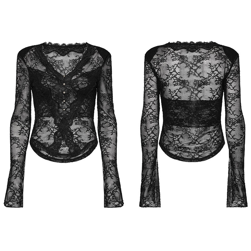 Punk Rave Pyper Lace Top