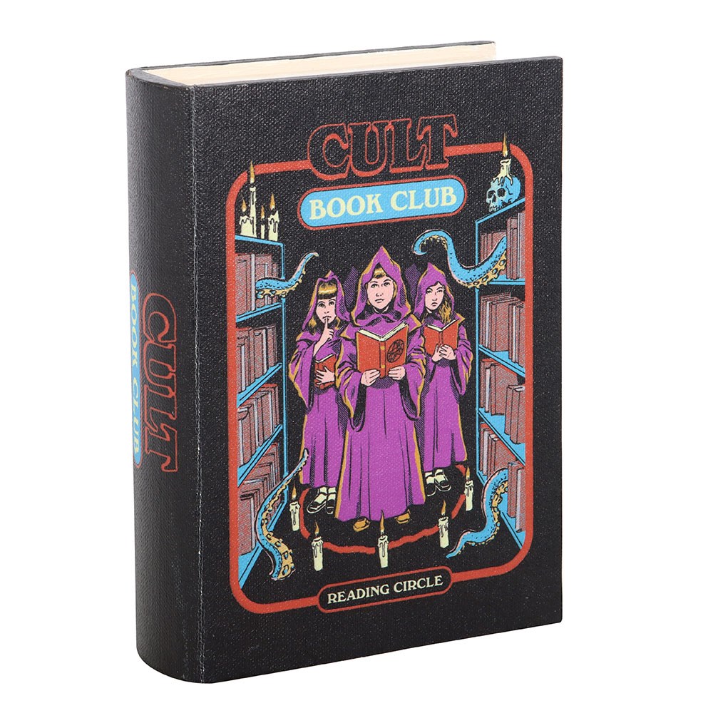 Gothic Gifts Steven Rhodes' "Cult Book Club" book-shaped storage box