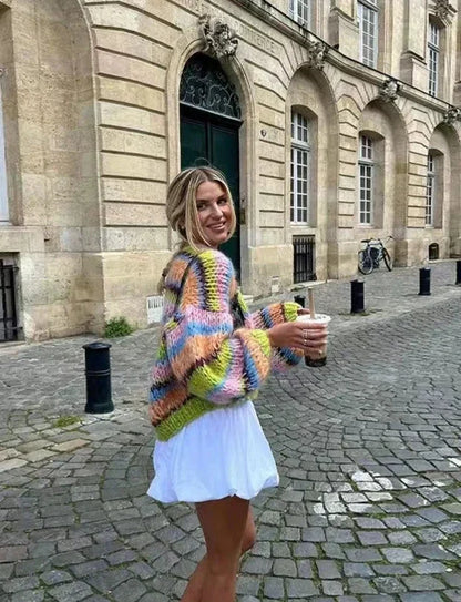 Livia | Playful Knitted Cardigan