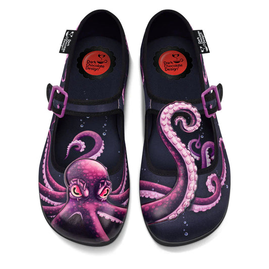 Chocolaticas® Sea Demon Women's Mary Jane Flat Shoes