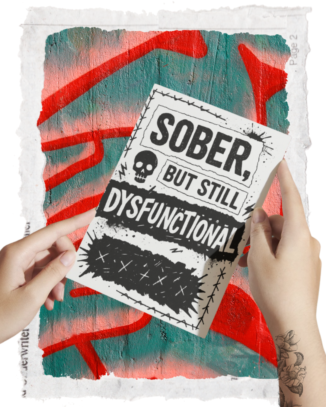 SOBER BUT STILL DYSFUNCTIONAL CARD