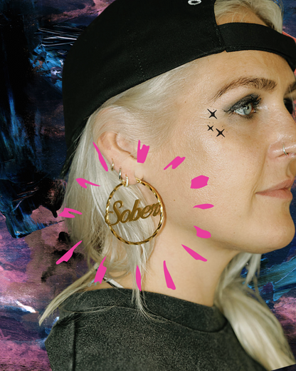 SOBER/CUNT - HOOPS -