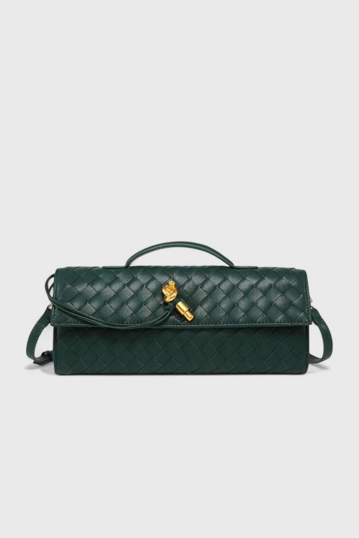 Melanie Clutch with Gold Knot Detail