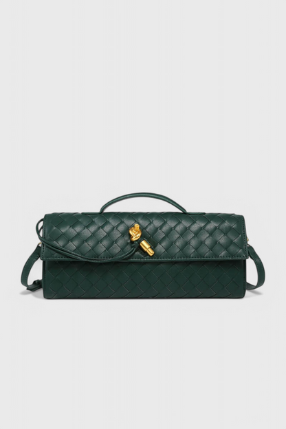 Melanie Clutch with Gold Knot Detail