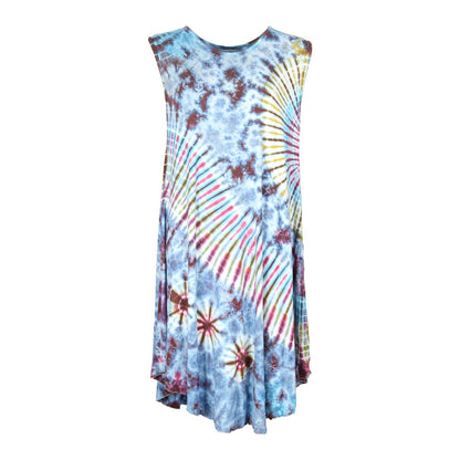 Tie Dye Circle Midi Dress