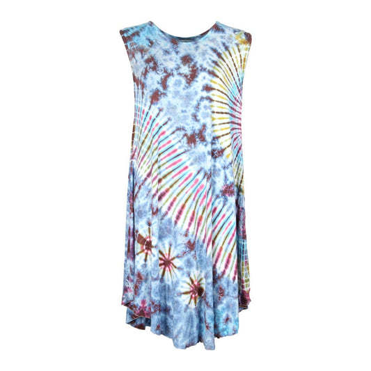 Tie Dye Circle Midi Dress