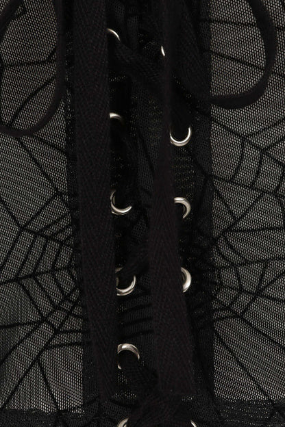 Banned Apparel Seraphina Mesh Top Black