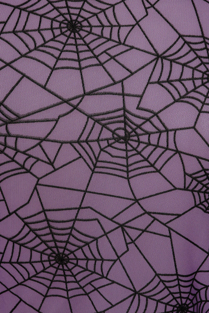 Banned Apparel Seraphina Mesh Top Purple