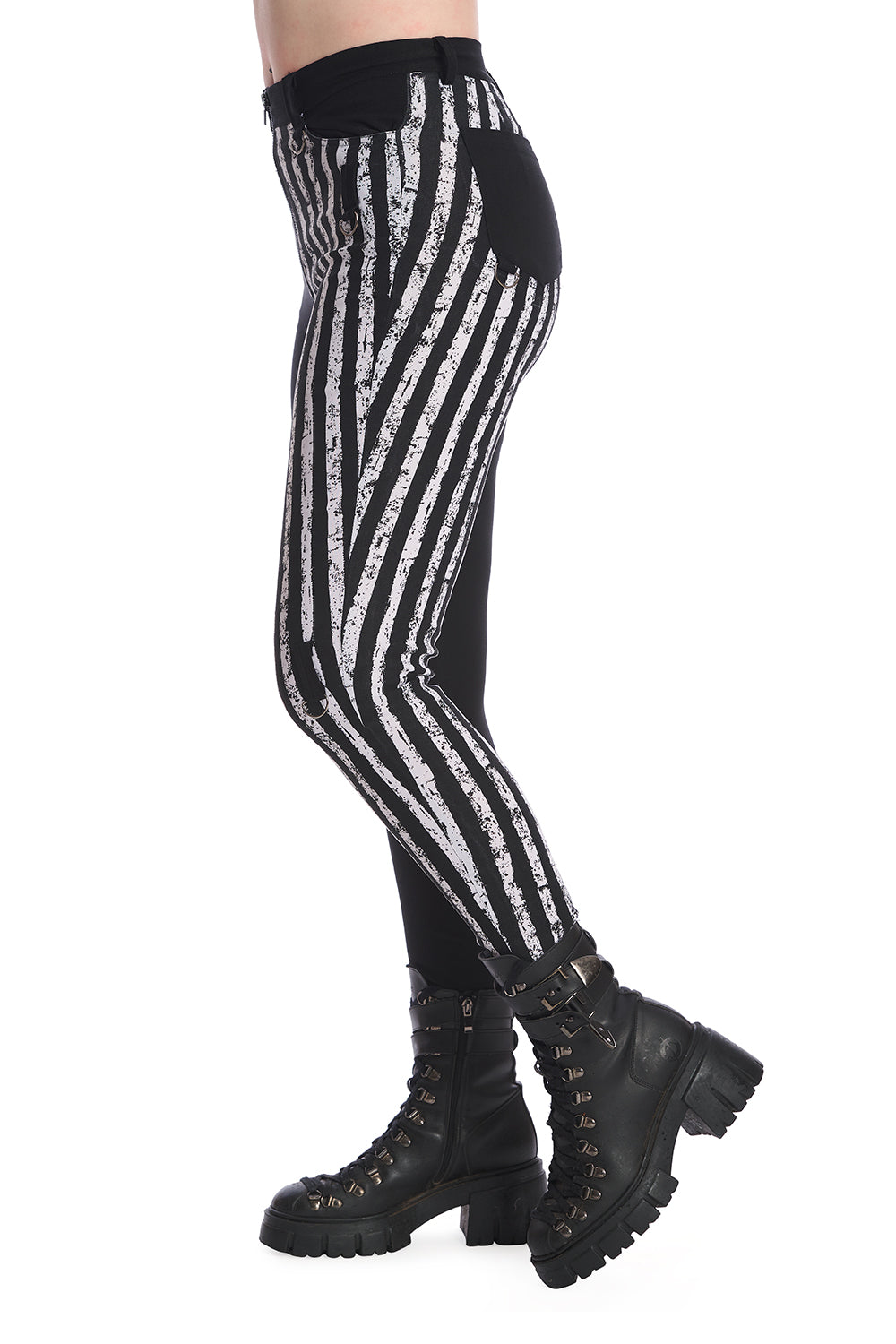 Banned Spooky Night Walks Half and Half Trousers