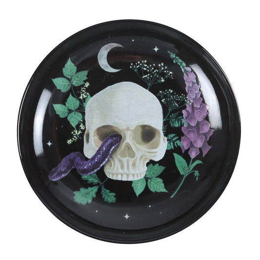 Gothic Gifts Venom & Vines Skull Trinket Dish