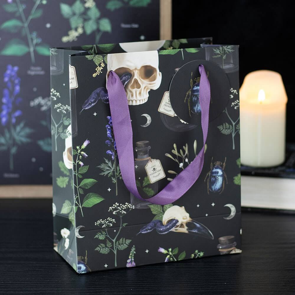 Gothic Gifts 23cm Venom & Vines Print Gift Bag