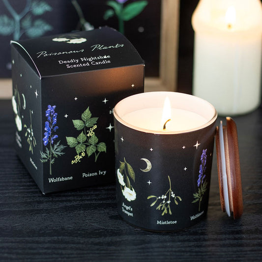 Gothic Gifts Deadly Nightshade Poisonous Plants Scented Candle