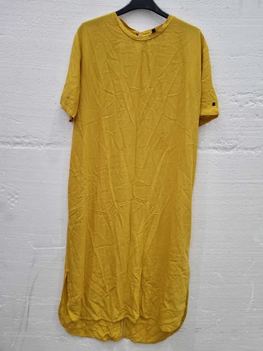 Superdry Mustard Dress Size: Uk 14