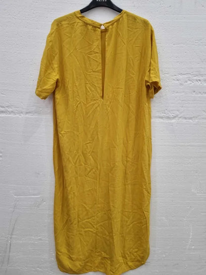 Superdry Mustard Dress Size: Uk 14