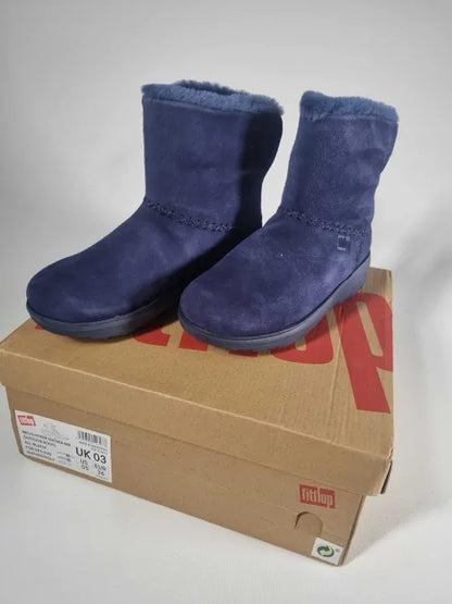 Shearling-Lined Suede Ankle Boots