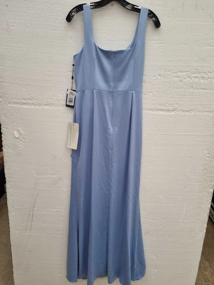 Adrianna Papell Satin Crepe Tie Waist Maxi Dress Size: Uk 12
