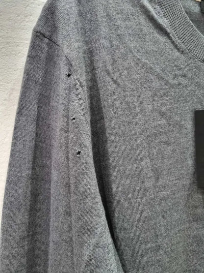 Ted Baker Light Grey Logo Crew Neck Size: 5