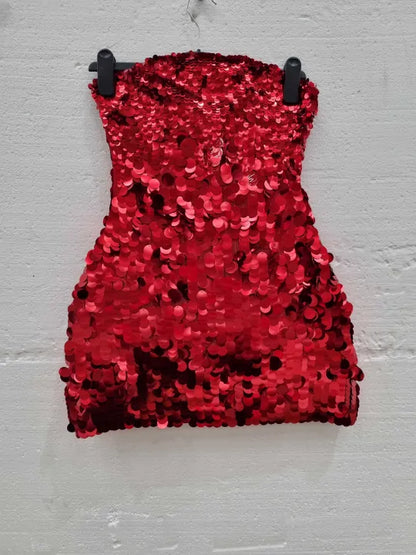 Max&Co. Adr De-Coated Sequin Dresses Size: UK 8
