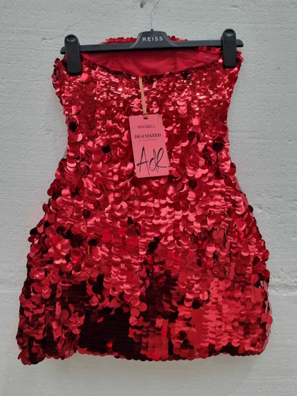 Max&Co. Adr De-Coated Sequin Dresses Size: UK 8