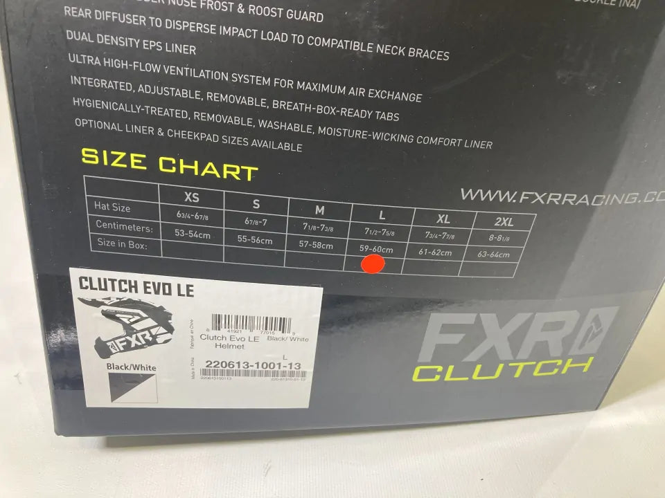 Fxr Clutch Evo Le Mx Helmet Size: M (57-58Cm) deal !!