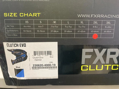 Fxr Clutch Evo Helmet Size: 2Xl (63 - 64Cm) deal !!