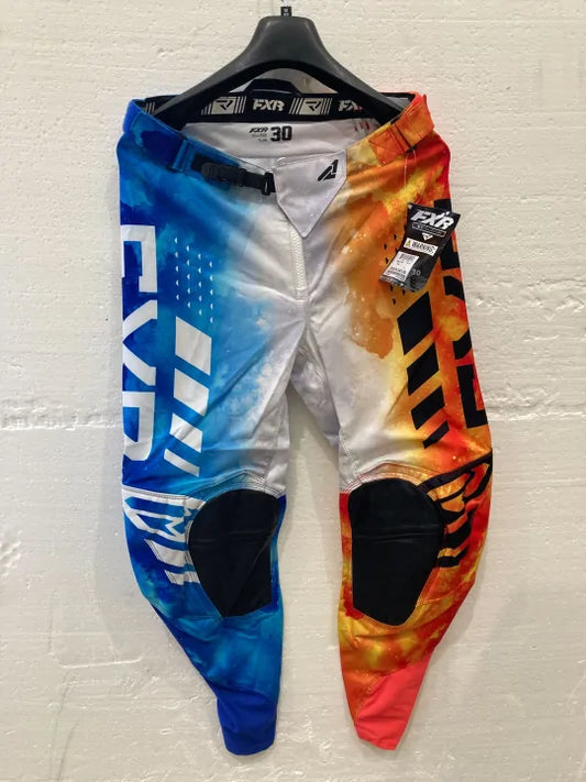 FXR Podium Mx Fire & Ice Blue Orange Mx Pants Size: 30 deal !!