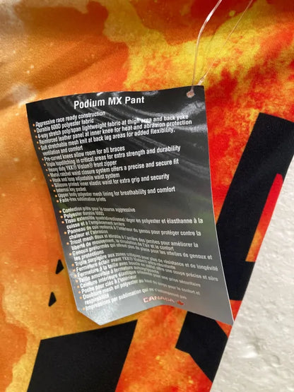 FXR Podium Mx Fire & Ice Blue Orange Mx Pants Size: 30 deal !!
