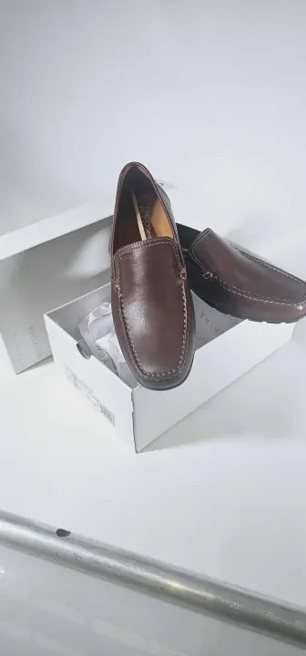 Moner Man Leather Loafers Size: Uk 10