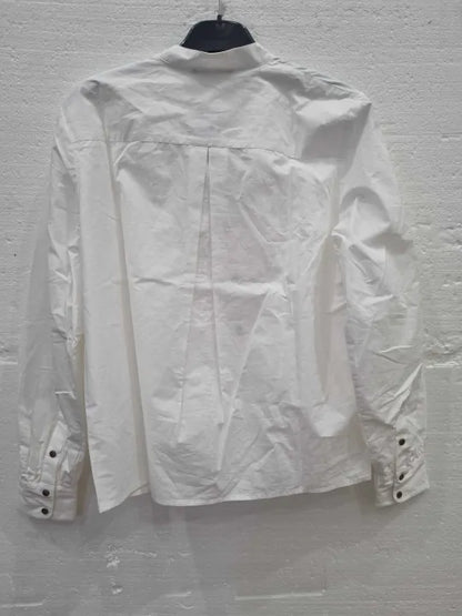 Wyse White Liza Shirt Size: 0