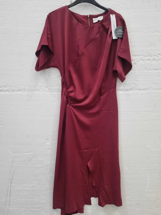 Closet London Red Kimono A-Line Dress Size: Uk 10 deal !!
