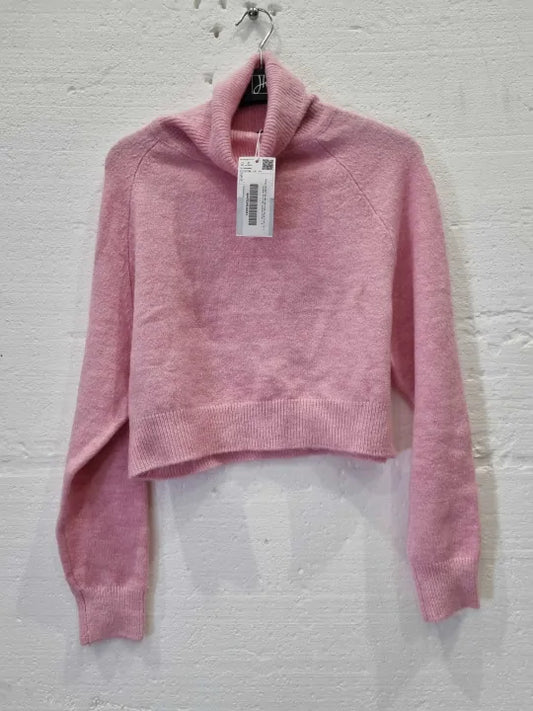 Mango Turtleneck Knitted Sweater Size: Small