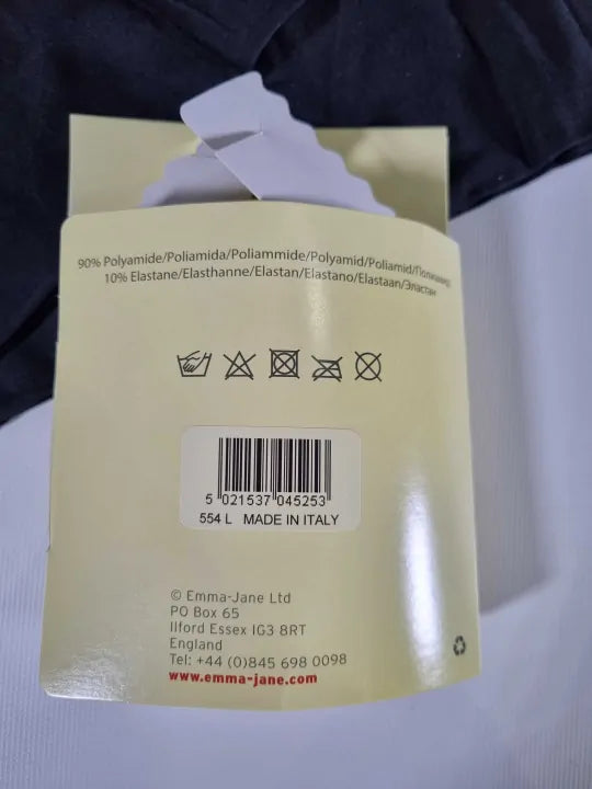 Emma Jane Supersoft Maternity Patterned 60 Denier Tights Size: Large
