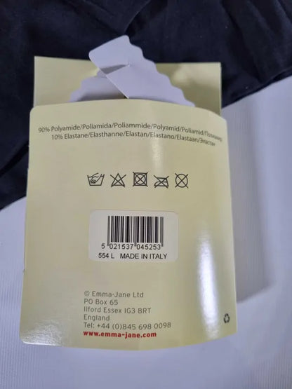 Emma Jane Supersoft Maternity Patterned 60 Denier Tights Size: Large
