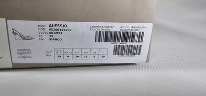 Marella Alessio Bianco Heels Size: 39