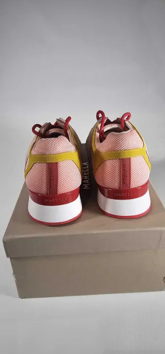 Marella - Camino Low Top Sneakers In Mesh Size: Uk 3