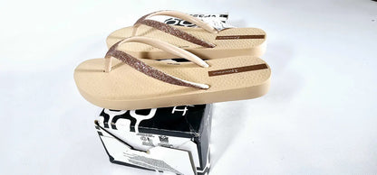 Ipanema -Kids Glitter flip flops  Size: UK 12/13 Jnr