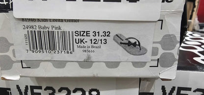 Ipanema -Kids Glitter flip flops  Size: UK 12/13 Jnr