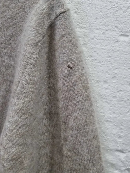 Mango Beige Cashmere Jumper Size: Small