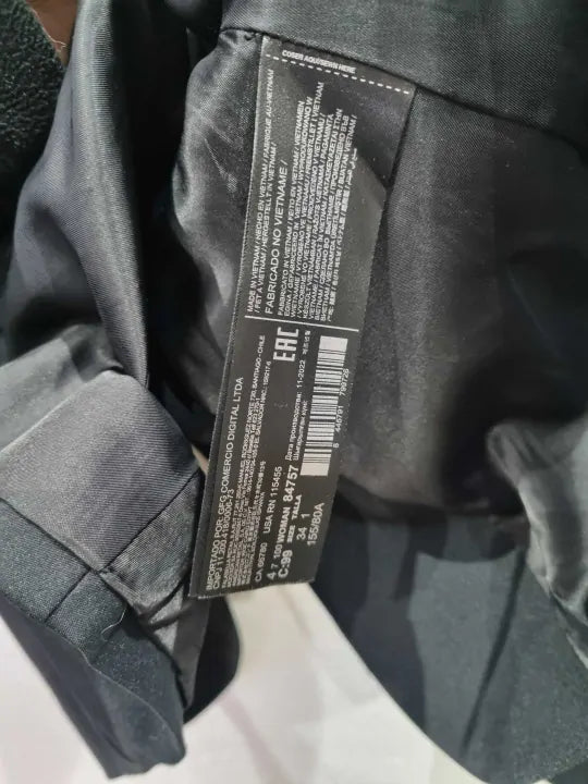 Mango Fitted Suit Jacket Size: Eur 34