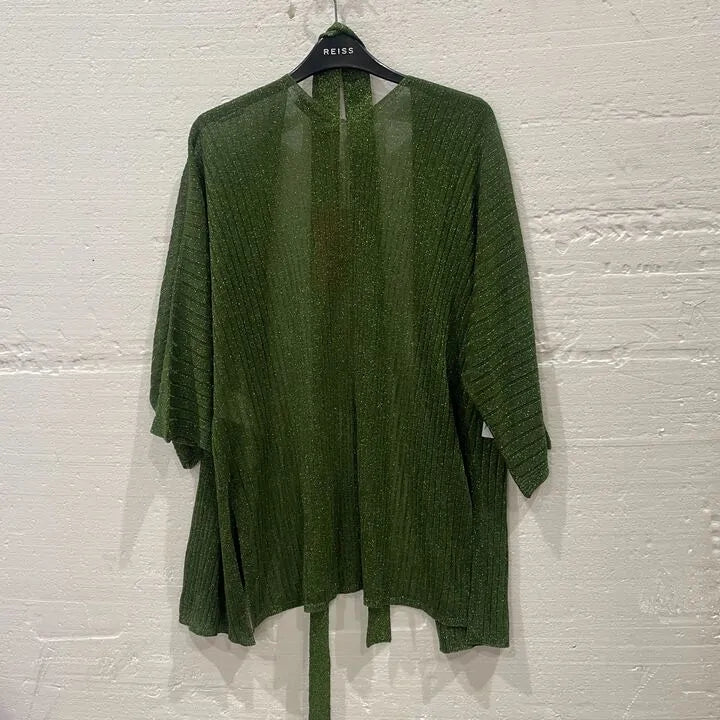 Max&Co.-7344033003 Edera Green-S-Green-Green Edera Cardigan Size: Small