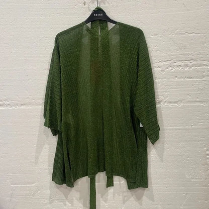 Max&Co.-7344033003 Edera Green-S-Green-Green Edera Cardigan Size: Small