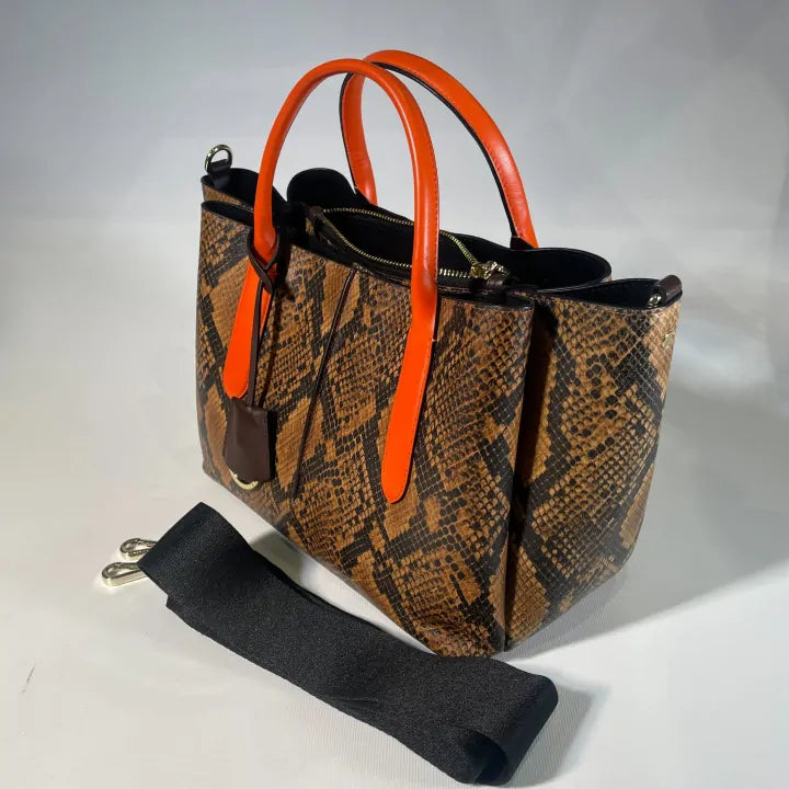 Radley Hillgate Place Faux Snake Medium Grab Multiway Bag Size: