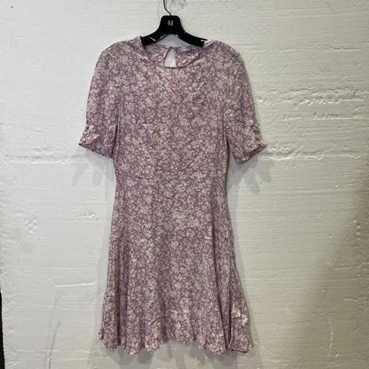 & Other Stories-1152295002 Purple-6-purple-lilac Printed Mini Skater Dress Size: Uk 6