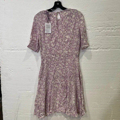 & Other Stories-1152295002 Purple-6-purple-lilac Printed Mini Skater Dress Size: Uk 6
