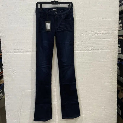 Paige - Dark Blue Manhattan Bootcut Jean Size: 27