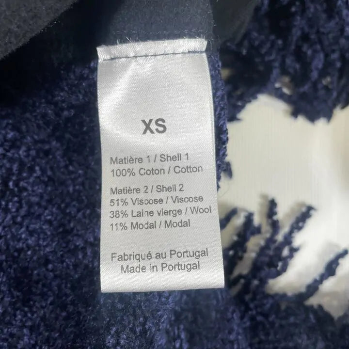 Sonia Rykiel-13512008 Noir-L-Black-Black Crew Neck Cotton Jumper Size: Xs